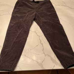 corduroy jogger pant